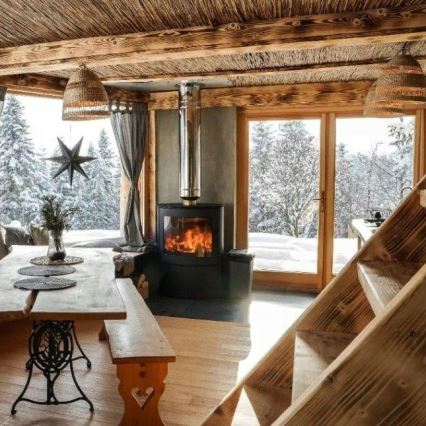 Kratki - Teräksinen takkauuni 10 kW 150 mm