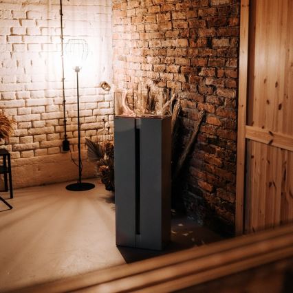 Kratki - BIO-takka 113,6x35,9 cm 2 kW musta