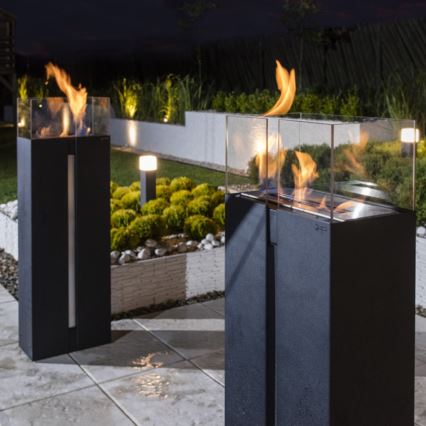 Kratki - BIO-takka 113,6x35,9 cm 2 kW musta