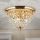 Kristallikattovalaisin PLAFOND 3xE27/40W/230V halkaisija 35 cm kulta