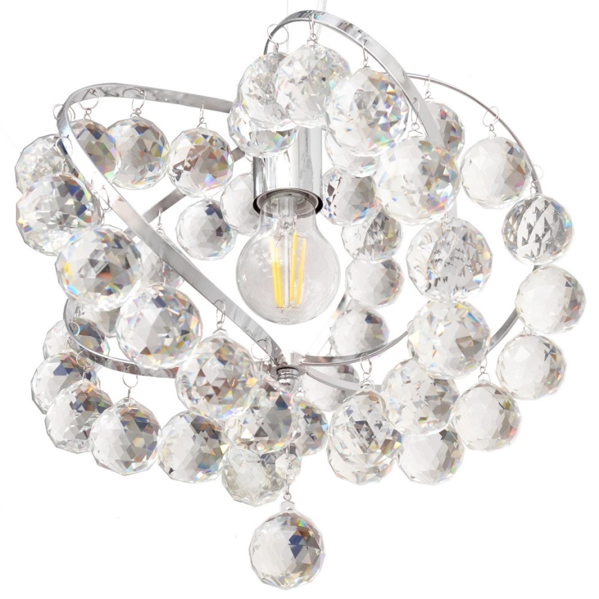 Kristallikruunu narussa VIOLETA 1xE27/15W/230V