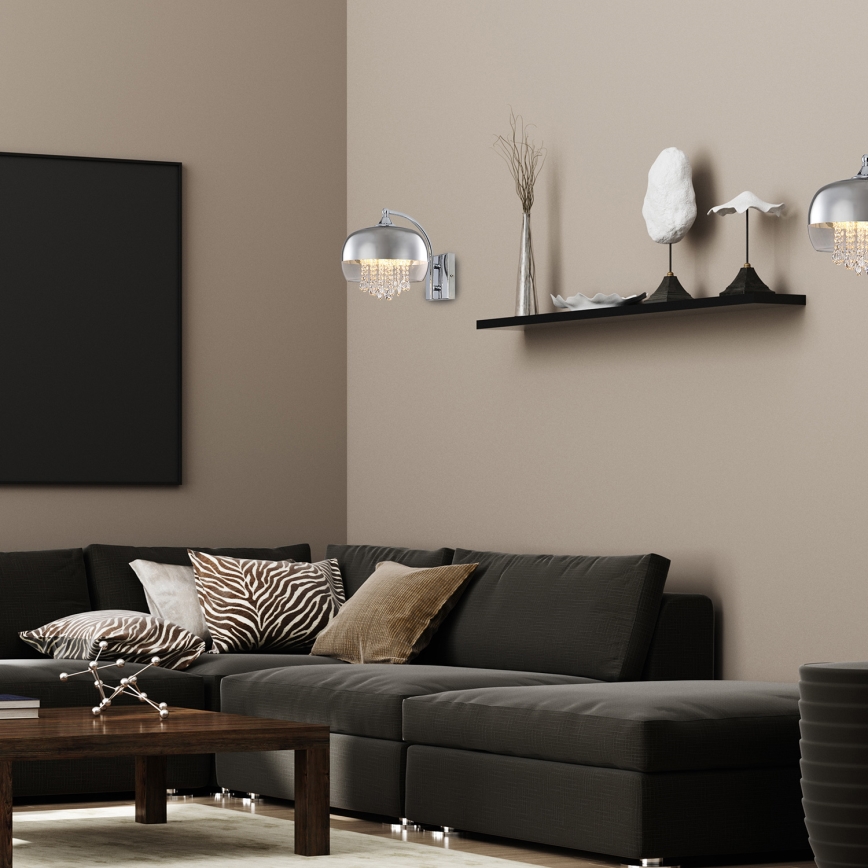 Kristalliseinävalaisin LUNA 1xE14/40W/230V