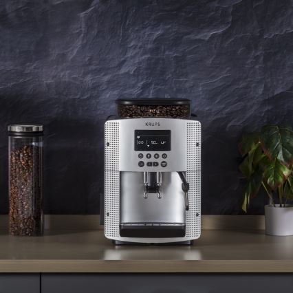 Krups - Automaattinen kahvinkeitin ESSENTIAL 1450W/230V hopea