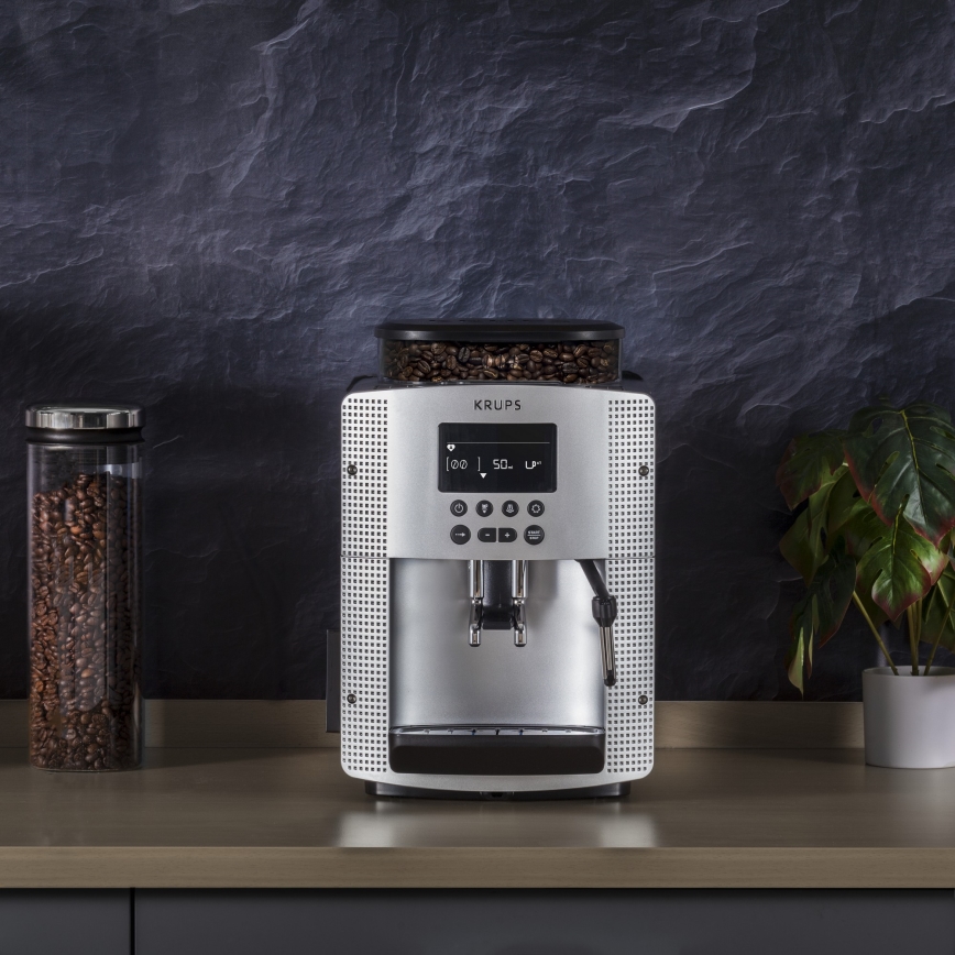 Krups - Automaattinen kahvinkeitin ESSENTIAL 1450W/230V hopea