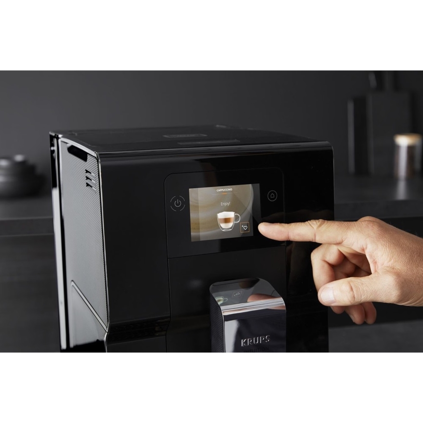 Krups - Automaattinen kahvinkeitin maitosäiliöllä INTUITION PREFERENCE 1450W/230V musta