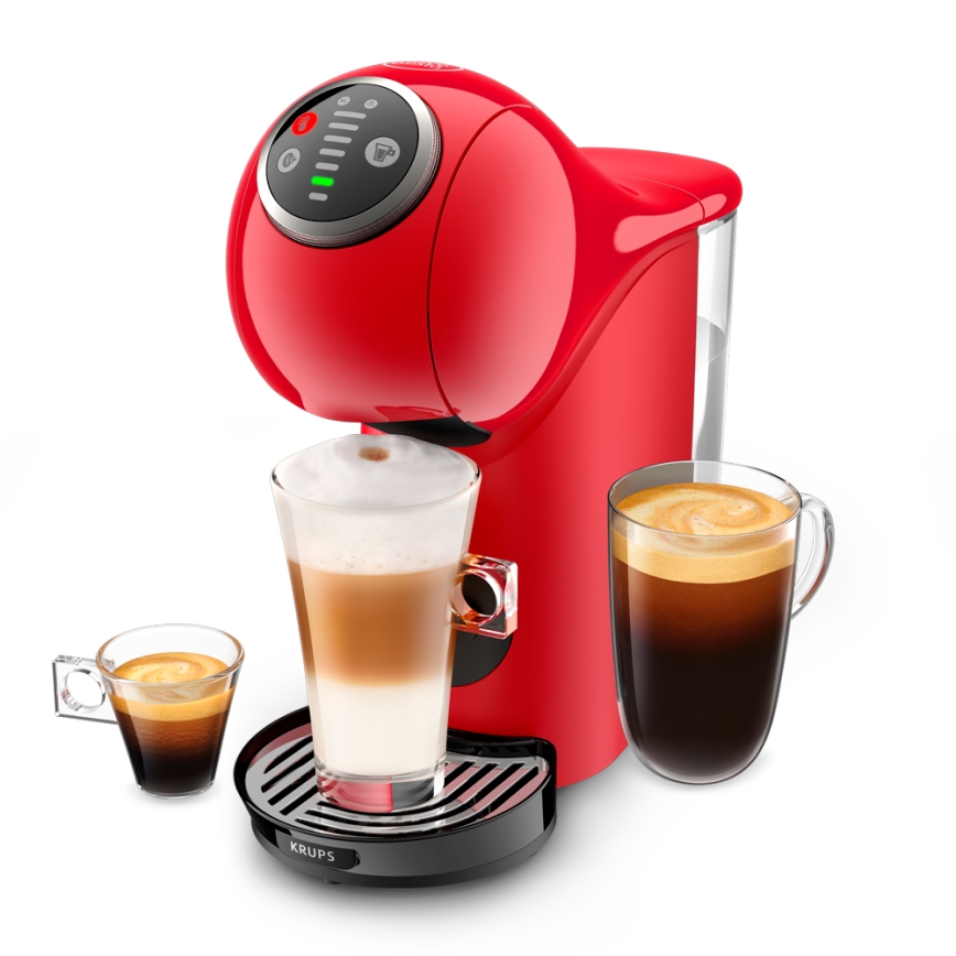 Krups - Kapseli kahvinkeitin NESCAFÉ DOLCE GUSTO GENIO S PLUS 1500W punainen