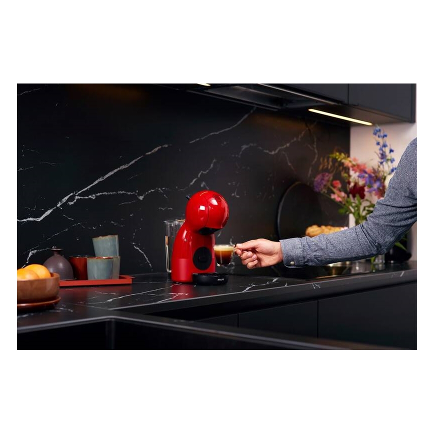 Krups - Kapseli kahvinkeitin NESCAFÉ DOLCE GUSTO PICCOLO XS 1600W punainen