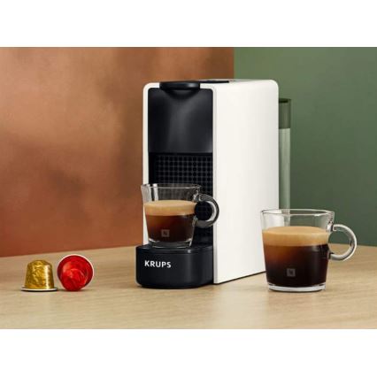 Krups - Kapseli kahvinkeitin NESPRESSO Essenza mini 1310W/230V valkoinen