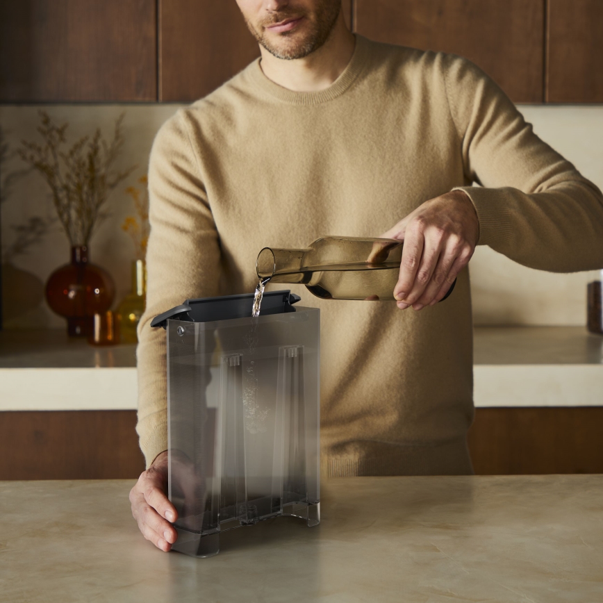 Krups - Lever kahvinkeitin kahdelle kupille AUTHENTIC 1450W/230V harmaa