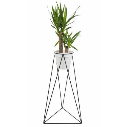 Kukkalaudan jalusta TRIANGL 90x50 cm musta
