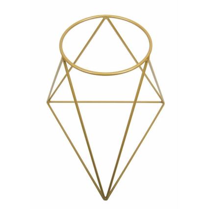 Kukkalaudan jalusta TRIANGL 40x45 cm kulta