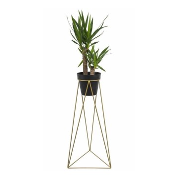 Kukkalaudan jalusta TRIANGL 90x50 cm kulta