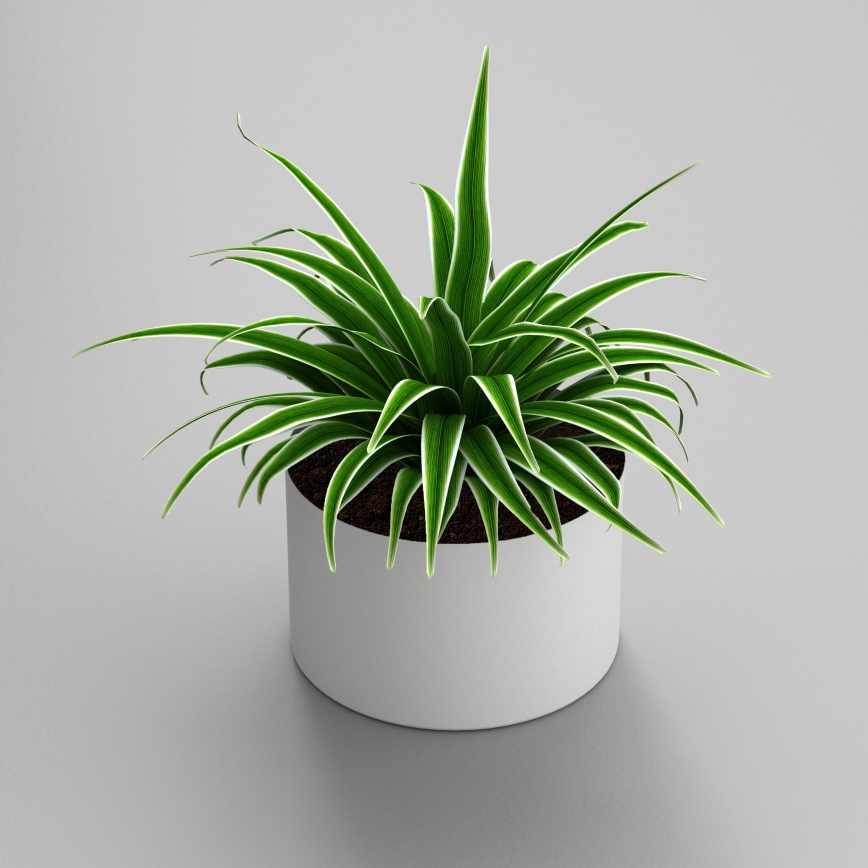 Kukkaruukku 11x17 cm valkoinen