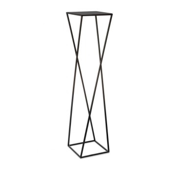 Kukkasteline 100x24 cm musta