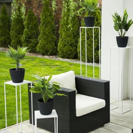 Kukkasteline 100x24 cm valkoinen