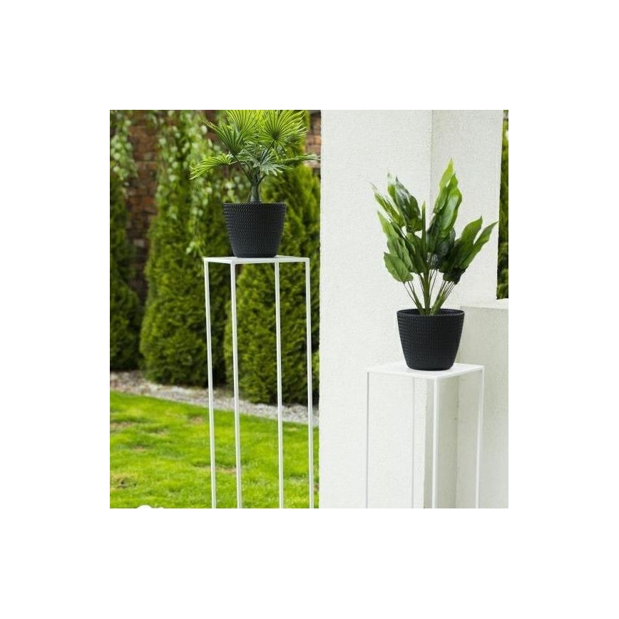 Kukkasteline 100x24 cm valkoinen