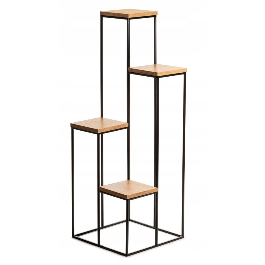 Kukkasteline 110x40 cm musta/ruskea