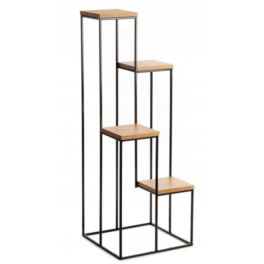 Kukkasteline 110x40 cm musta/ruskea