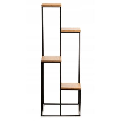 Kukkasteline 110x40 cm musta/ruskea