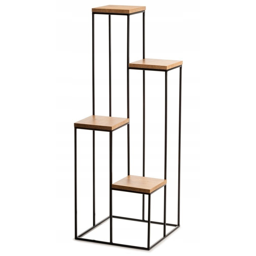 Kukkasteline 110x40 cm musta/ruskea