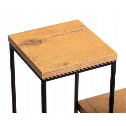 Kukkasteline 110x40 cm musta/ruskea