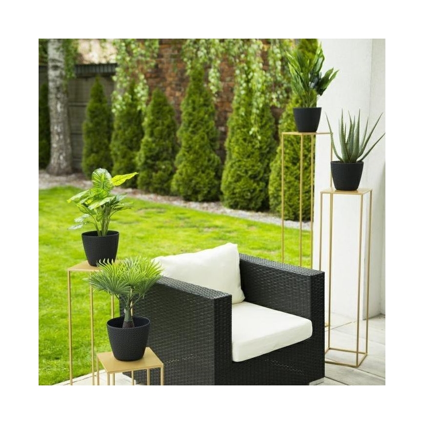 Kukkasteline 130x24 cm kulta