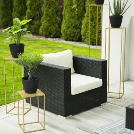 Kukkasteline 130x24 cm kulta