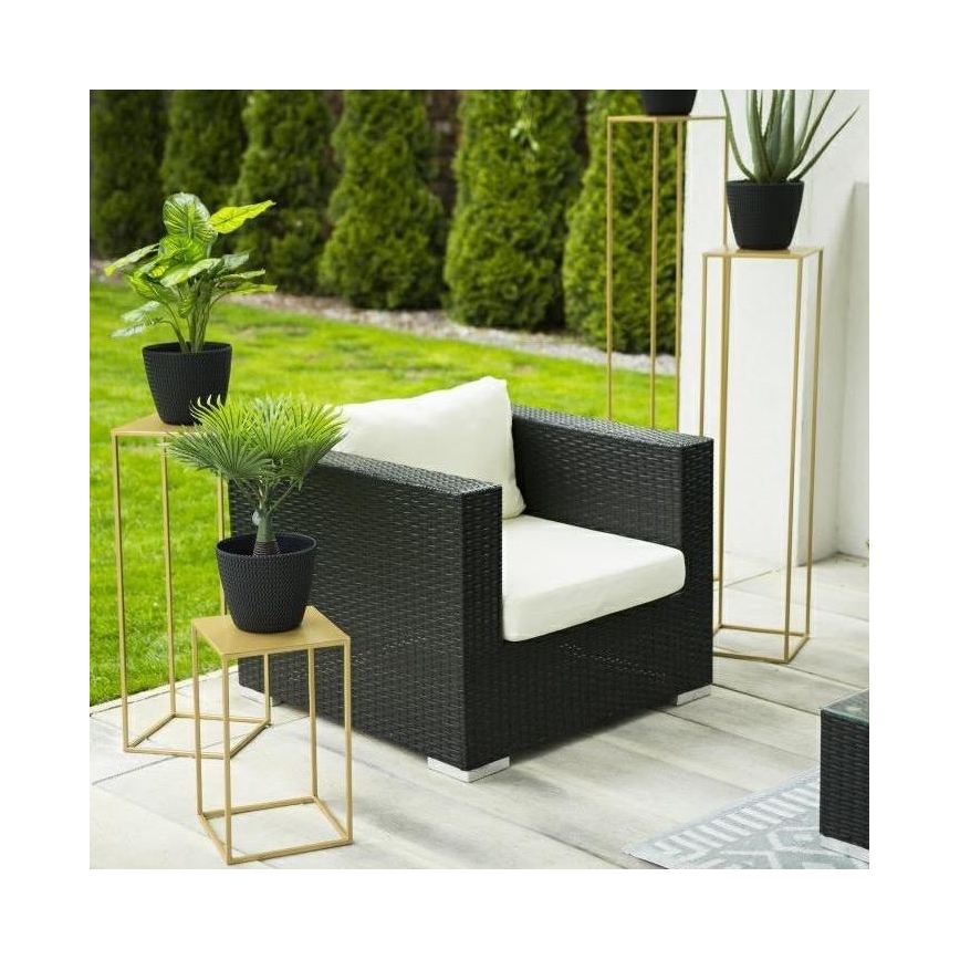 Kukkasteline 130x24 cm kulta