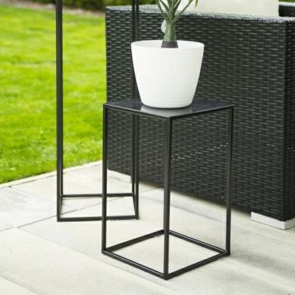 Kukkasteline 40x24 cm musta