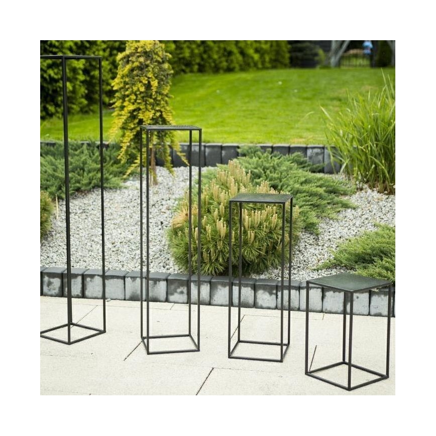 Kukkasteline 40x24 cm musta