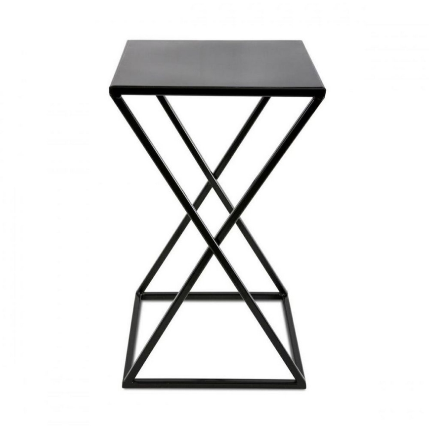 Kukkasteline 40x24 musta