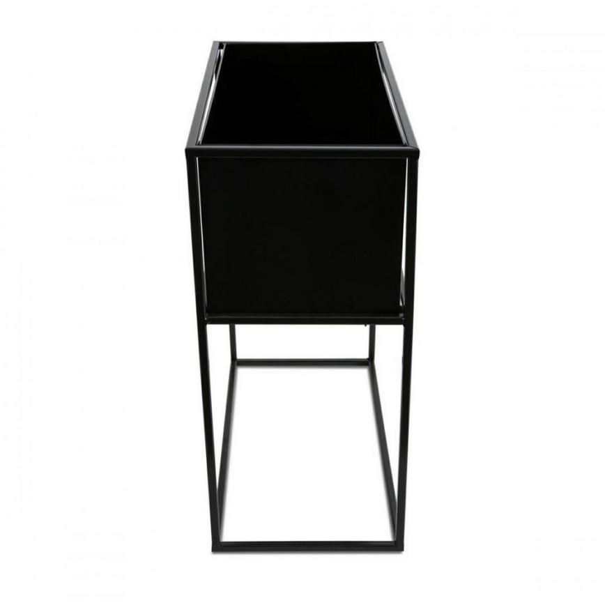 Kukkasteline 50x44 cm musta