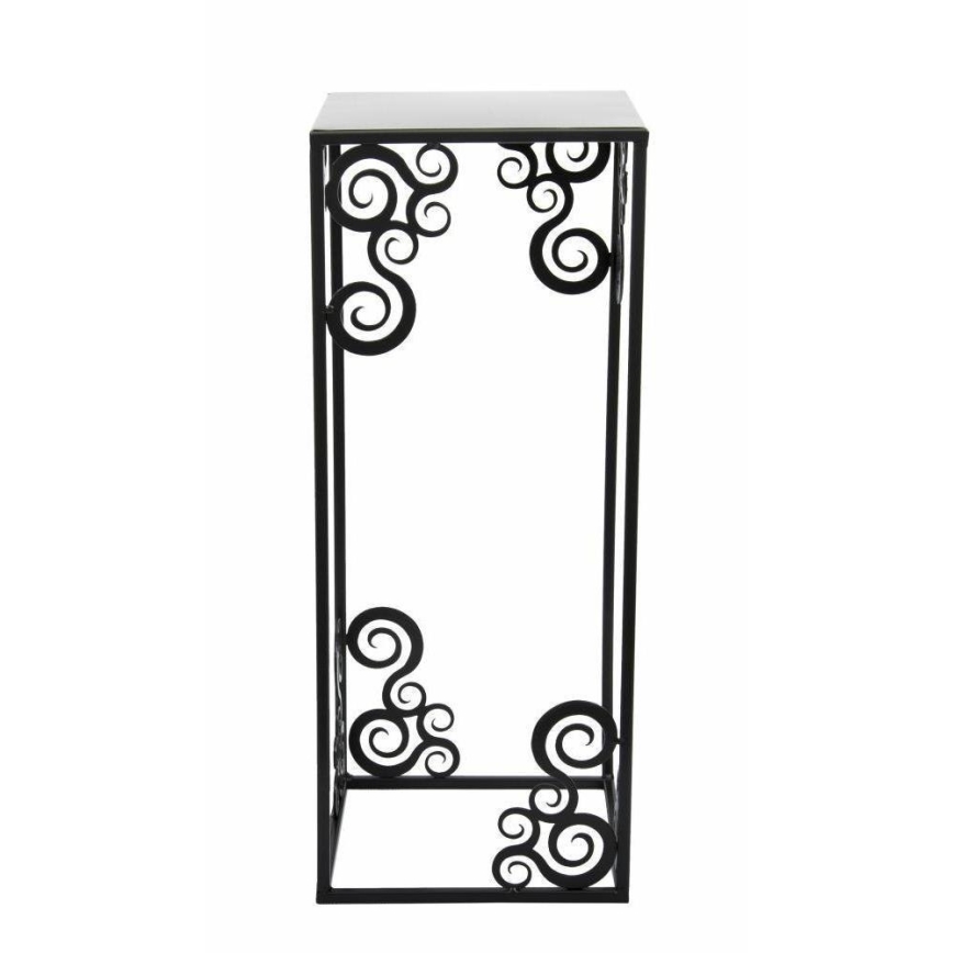 Kukkasteline 60x24 cm musta