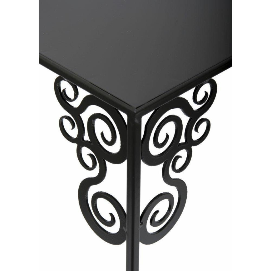 Kukkasteline 60x24 cm musta