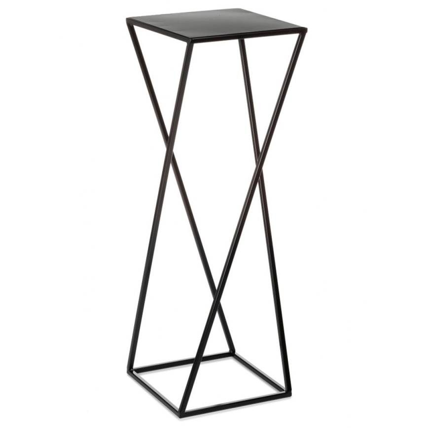 Kukkasteline 70x24 cm musta