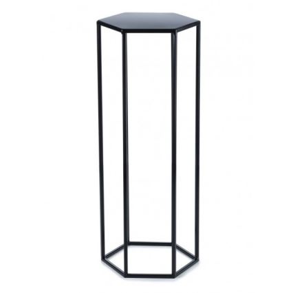 Kukkasteline 70x24 cm musta