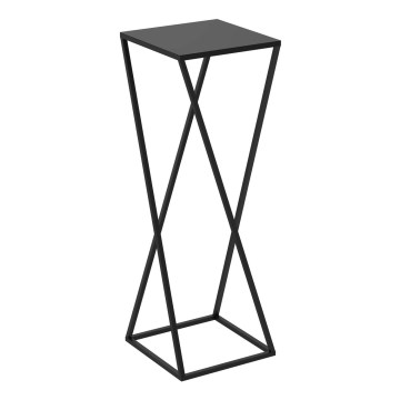 Kukkasteline 70x24 cm musta