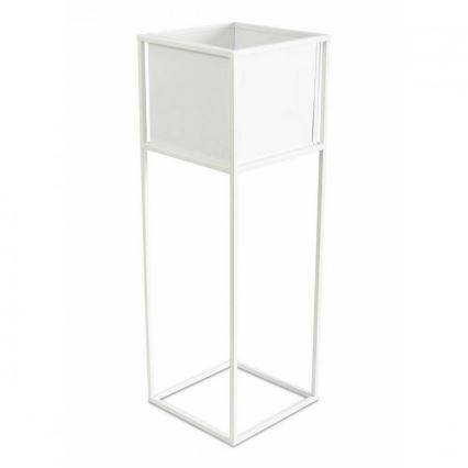 Kukkasteline 70x24 cm valkoinen