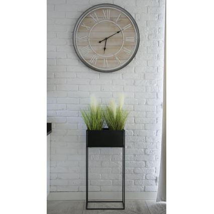 Kukkasteline 90x44 cm musta