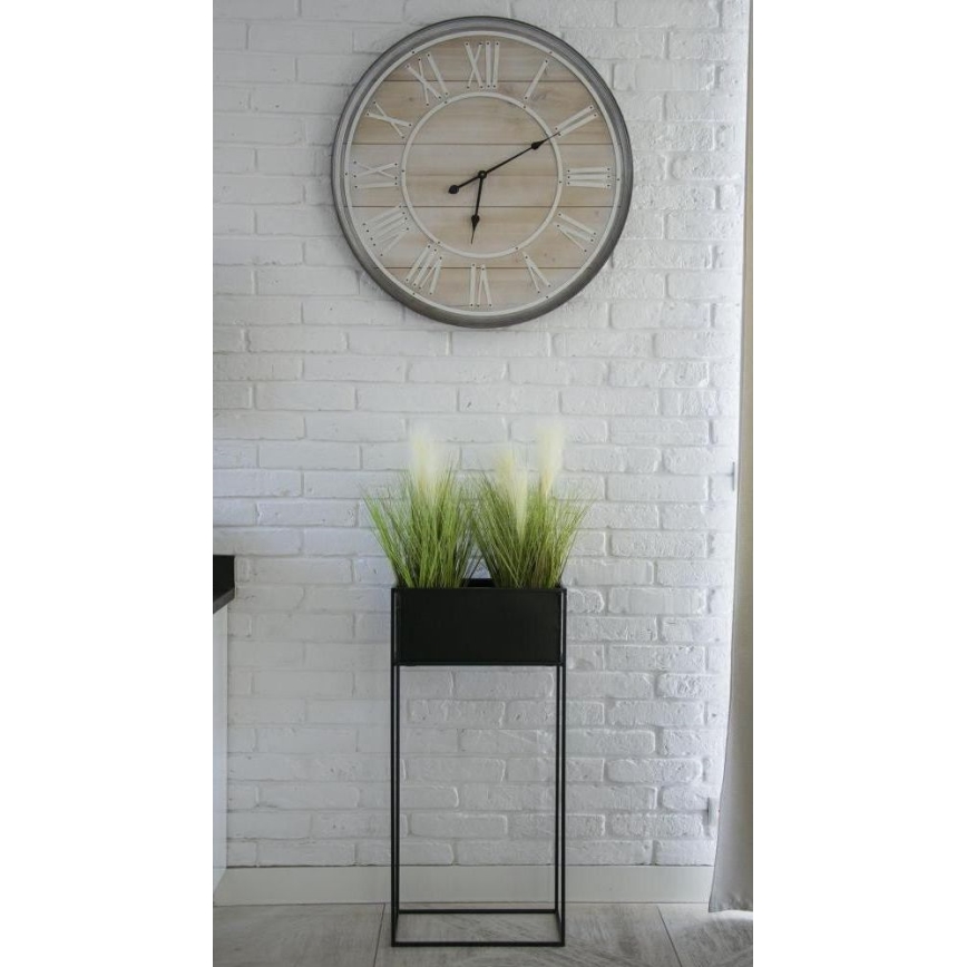 Kukkasteline 90x44 cm musta