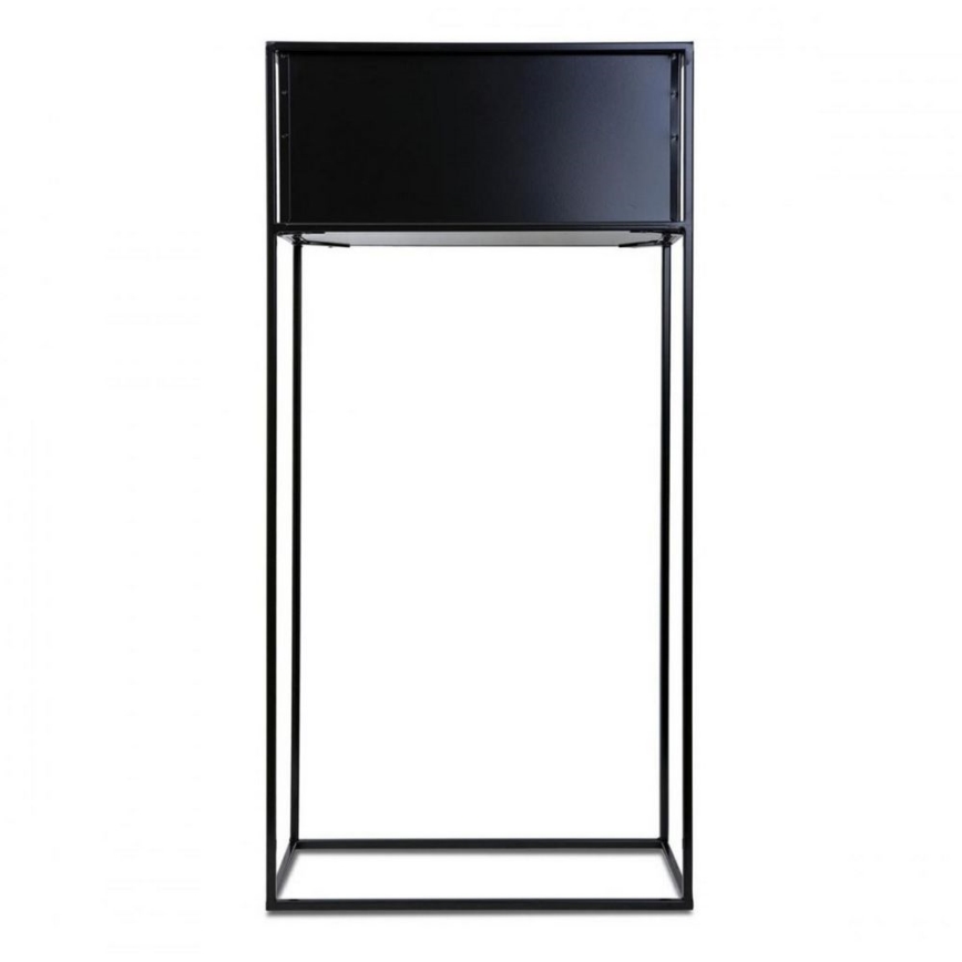 Kukkasteline 90x44 cm musta