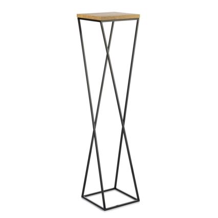 Kukkasteline LOFT 100x24 cm musta/ruskea