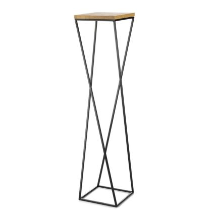 Kukkasteline LOFT 100x24 cm musta/ruskea