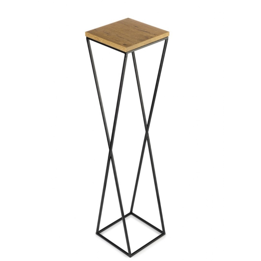 Kukkasteline LOFT 100x24 cm musta/ruskea