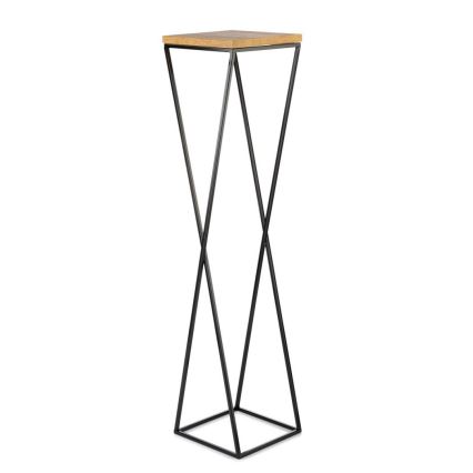 Kukkasteline LOFT 100x24 cm musta/ruskea