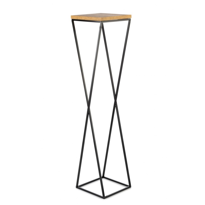 Kukkasteline LOFT 100x24 cm musta/ruskea