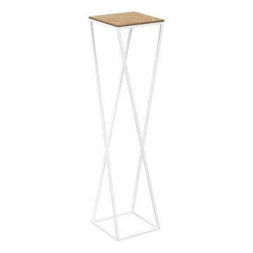 Kukkateline 100x24 cm valkoinen