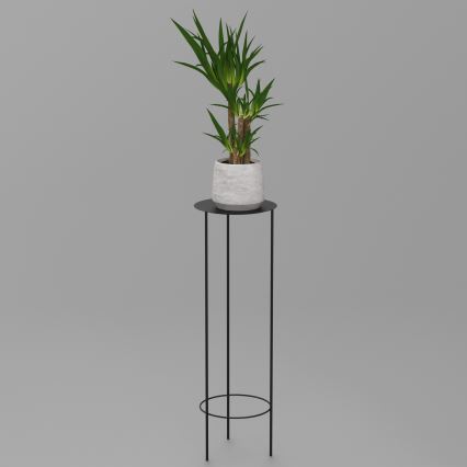 Kukkateline 100x32 cm musta