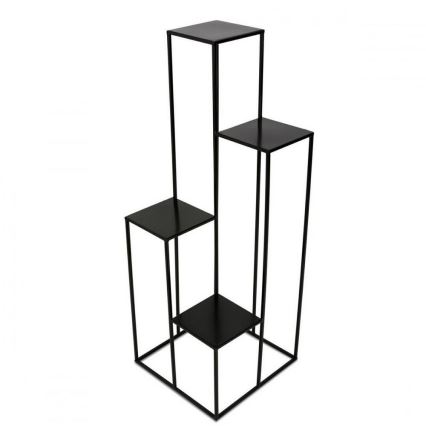 Kukkateline 110x40 cm musta