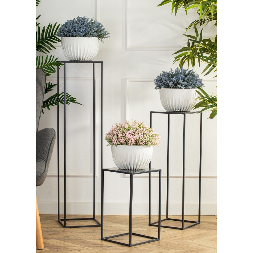 Kukkateline 40x24 cm antrasiitti